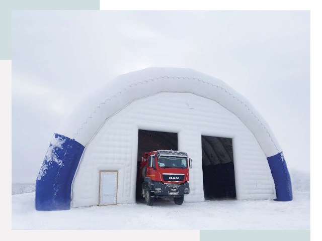 Мобильные ангары в Мурманске