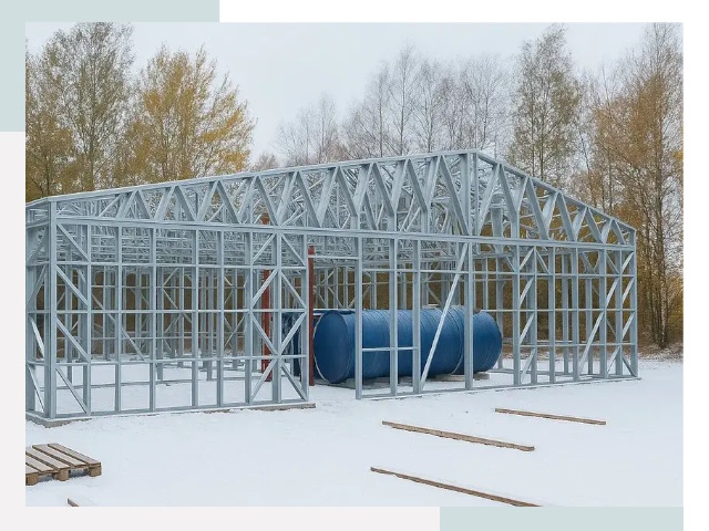 Металлические ангары в Мурманске