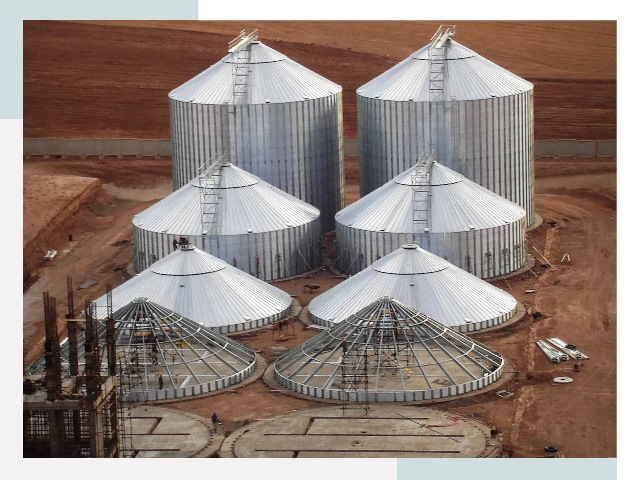 Строительство зерновых силосов в Мурманске