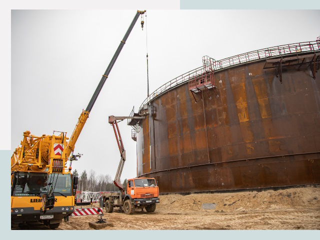 Монтаж резервуаров в Мурманске от 617 руб. за м³