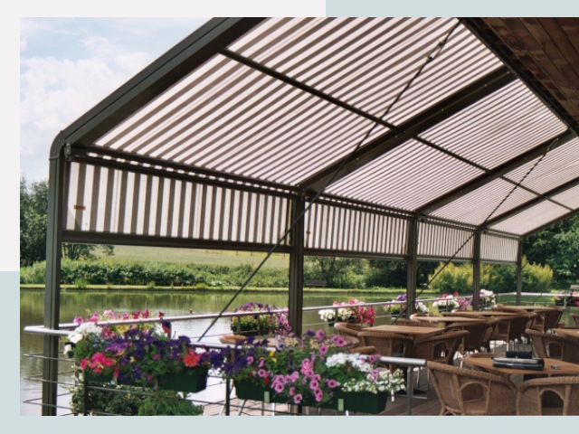 Элегантные навесы для кафе от 617 руб в Мурманск