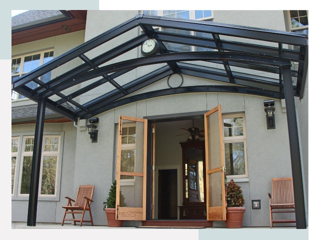 Козырьки металлические в Мурманске