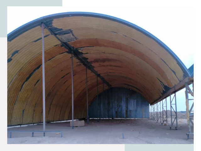 Реконструкция ангаров в Мурманске