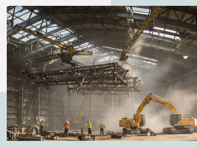 Демонтаж ангаров в Мурманске от 617 руб. за м²